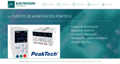 Desktop Screenshot of electrosoncastilla.es